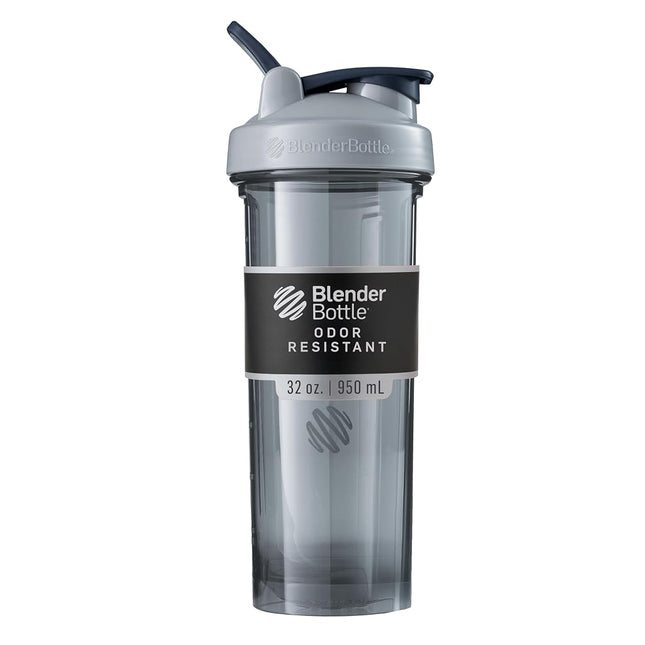 Blender Bottle Pro32 Tritan | Protein Shaker Cup| Diet Shaker| Water Bottle | with Blender Ball | 940ml - pebble