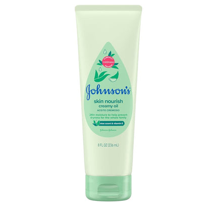 Johnson & Johnson Baby Creamy Oil Aloe & Vitamin E