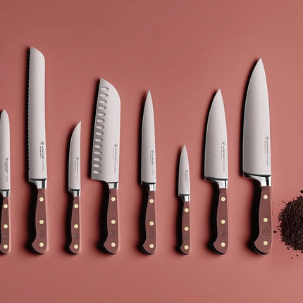 Wüsthof Classic Colour Tasty Sumac Paring Knife 9 cm – Precision-Forged German Steel Kitchen Knife, Full Tang with Triple-Riveted Handle, Razor-Sharp Edge, Perfect for Fruit and Vegetable Preparation