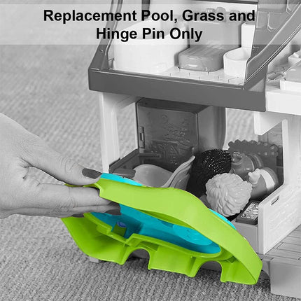 Fisher-Price Replacement Parts Little People Friends Together Playhouse Playset HBY89 - Replacement Pool, Grass and Hinge Pin