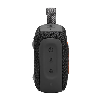 JBL Go 4 - Ultra-Portable, Waterproof and Dustproof Bluetooth Speaker, Big Pro Sound with punchy bass, 7-Hour Built-in Battery, Made in part with recycled materials (Black)