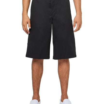Short de travail multi-poches coupe ample Dickies pour homme, Noir, 40 Standard