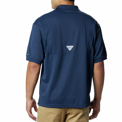 Columbia Men's Perfect Cast Polo Shirt, Collegiate Navy, XX-Small