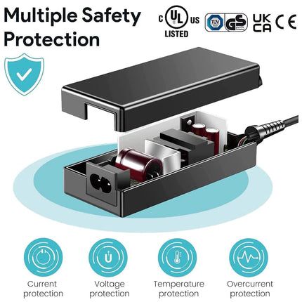 Chargeur d'alimentation KFD 65W pour stations d'énergie portables Jackery Explorer 160/240/E160/E240, batteries au lithium Honda HLS 290 167Wh 240Wh, crête 150W 400W PN: YHY-12005000 DS120060C8-W 56101600 32120000