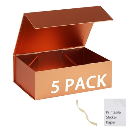 MUMUPACK Rose Gold Gift Box,10x7.3x3.5 Gift Boxes 