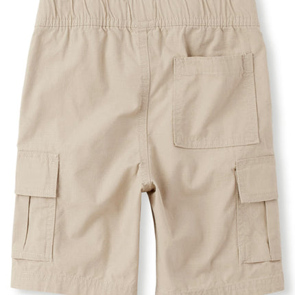 The Children's Place Boys' Pull on Cargo Shorts, Sandwash Single, 16
