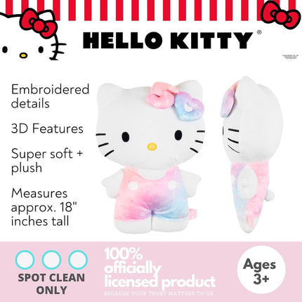 Coleccionables de Hello Kitty, Ropa de cama 50 aniversario, Almohada decorativa súper suave y acogedora, (Producto con licencia oficial) de Franco