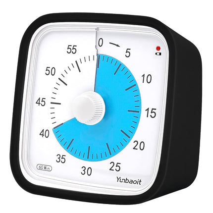 Yunbaoit Upgraded Black Visual Timer with Protecti