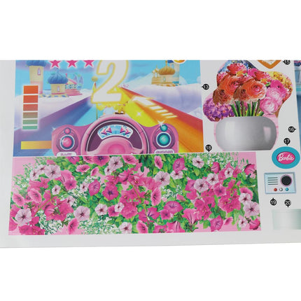 Replacement Parts for Barbie Doll Dreamhouse Doll House Playset HMX10 - Replacement Set of Labels - Stickers