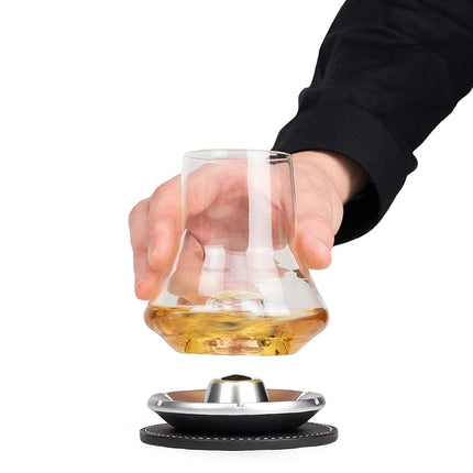Peugeot 266097 Impitoyable Whisky Tasting Set. Includes Cordial Glass and Chilling Base