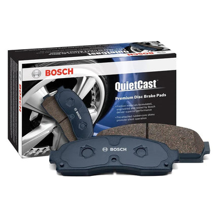 BOSCH BC52S QuietCast Premium Ceramic Disc Brake Pad Set - Compatible with Select Select Buick; Cadillac, Checker, Chevrolet, GMC, Jeep, Oldsmobile, Pontiac; FRONT