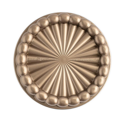 Nordic Ware Charlotte Cake Pan, One Size, Gold