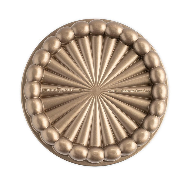 Nordic Ware Charlotte Cake Pan, One Size, Gold