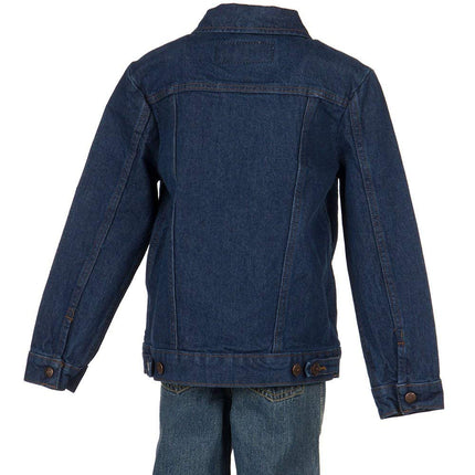 Chaqueta vaquera occidental Wrangler para niños, prelavado, S