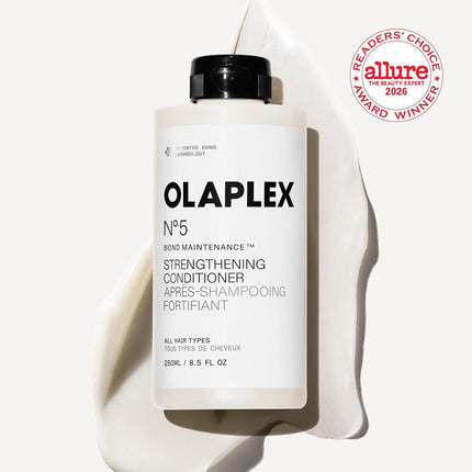 Olaplex Nº.5 Bond Maintenance™ Hair Strengthening Conditioner: Repairs Damage & Defends Future Breakage | Boost Shine & Reduce Frizz | For Coily, Curly, Straight, and Wavy, 250 mL / 8.5 Fl. Oz.