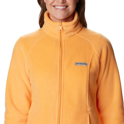 Columbia Women's Benton Springs Full Zip, Melocotón Atardecer, 3X