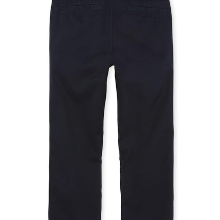 The Children's Place Boys' Stretch Chino Pants, New Navy 5-Pack, 16 Slim