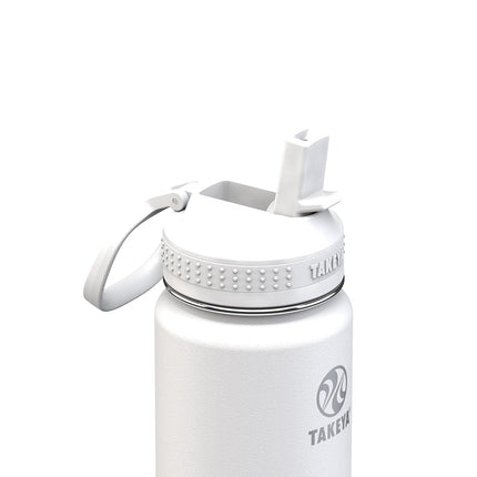 TAKEYA 51220 Actives Insulated Stainless Steel Bottle w/Spout Lid, 18/8, Arctic