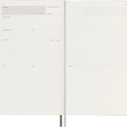 Moleskine Passion Journal Large/A5, Hochzeit, Hard Cover, Weiß