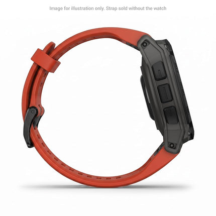Garmin Acc, fenix 7S, 20mm QuickFit Flame Red Silicone Band