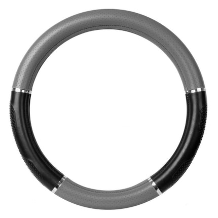 Grand General 54019 Black/Gray 18" Deluxe Steering Wheel Cover