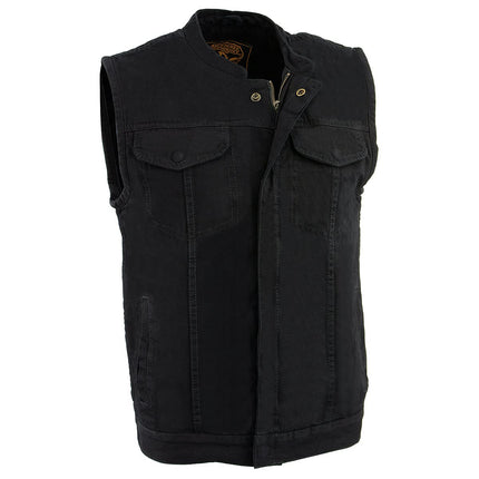 Milwaukee Men's Denim Club Vest with Hidden Snap a