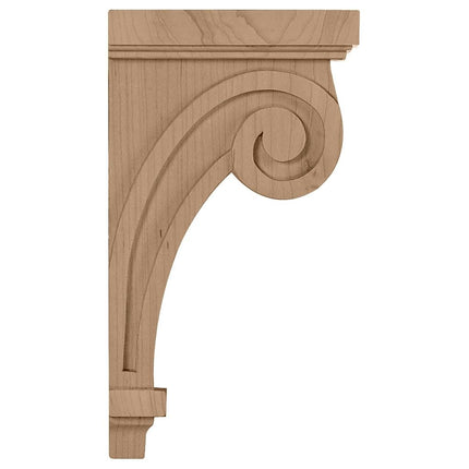 Ekena COR03X05X09SCMA 3 1/4-Inch Width x 5-Inch Depth x 9-Inch Height Scroll Corbel - Maple