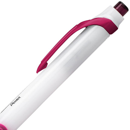 Pentel GlideWrite Ballpoint Pen with TechniFlo Ink, (1.0mm) Medium Line, Burgundy Ink, Box of 12 (BX910-BG)