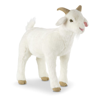 Melissa & Doug Standing Lifelike Plush Goat Stuffe
