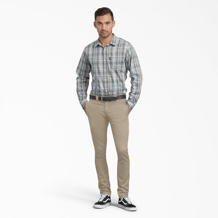 Dickies Men's Skinny Fit Work Pants, Desert Sand, 33W x 30L