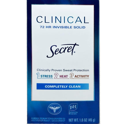 Secret Clinical Strength Invisible Solid Deodorant (1.6 oz., 3 pk.)