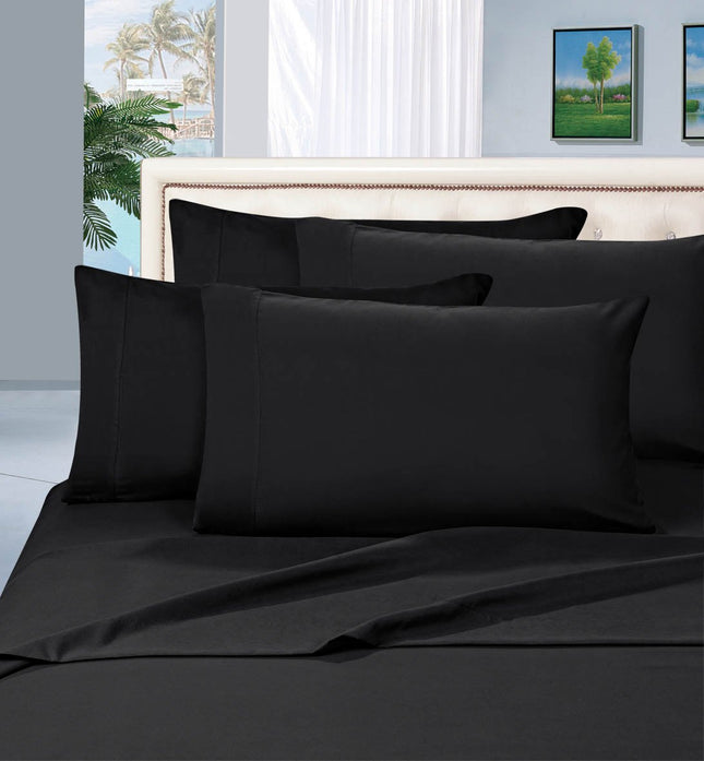 Elegant Comfort Egyptian Quality 6 Piece Wrinkle F