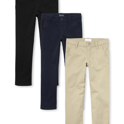 The Children's Place Girls' Uniform Skinny Chino P