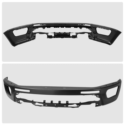 DNA MOTORING Front Bumper Compatible With Ford Ranger 2019-2024, Fits Models with Fog Lamps, FO1002435, Black, BUMP-F-FR19-FB-02-BK