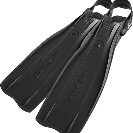 Cressi Prolight Fins - Black/Black, Small/Medium