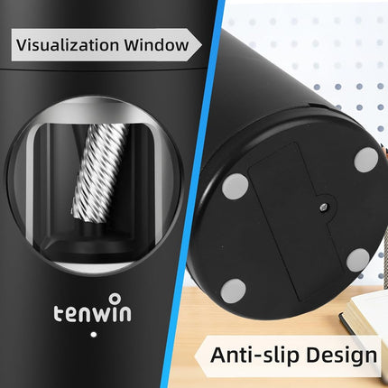 tenwin Fully Automatic Electric Pencil Sharpener for 7-11.5mm Pencils
