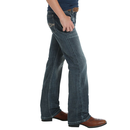 Wrangler Boys' 20X Vintage Boot Cut Jean, Glasgow, 14 Slim