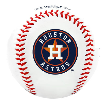Rawlings MLB Houston Astros Team Logo Baseball, Official, White