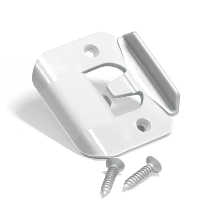 Door Silencer Strike Plate - Flexible, Noise Eliminating Fix for Loud Doors Fits with No Modifications, Stops Slamming Noise Perfect for Nursery, Bedroom, Sleepers, Auditory Issues (White, Five Pack)