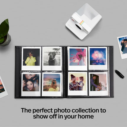 Polaroid Large Photo Album, Holds 160 Instant Photos, 40 Pages, Black