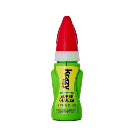Elmer's Krazy Glue Maximum Bond Super Glue, No-Run Gel, Maximum Control, 4-Gram (KG49048MR)