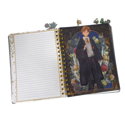 Innovative Designs Harry Potter Tab Journal Notebook, Herbology - Spiral Bound, 144 Lined Pages, 8 x 7 inches