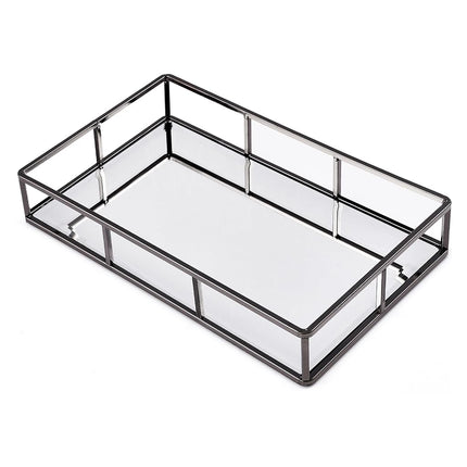 PuTwo Mirror, Smoky Black, Metal, Jewelry, Decorat
