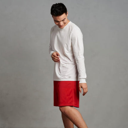 Russell Athletic Men's 9" Mesh Short, True Red, Small