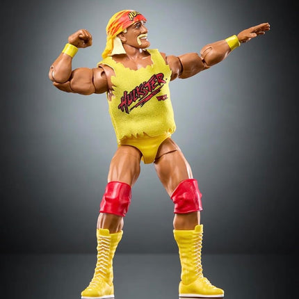 WWE Hulk Hogan The Hulkster with World Heavyweight Belt Mattel Elite Collection Monday Night Wars Series 11 Wrestling Action Figure Toy