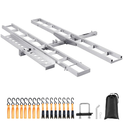 VEVOR Motorcycle Carrier, 2-Bike 272.15KGS Aluminu