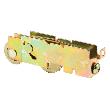 Prime-Line D 1847 1-1/8 in. Steel, Sliding Door Tandem Roller Assembly with F-Tab (Single Pack)
