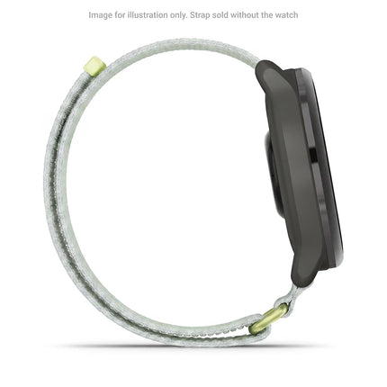 Garmin 20mm Quick Release ComfortFit fabric bands, Original accessory, Compatible with a range of Garmin smartwatches, Citron/Cloud Blue