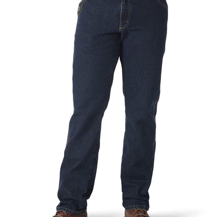 Wrangler Riggs Workwear Men's Five Pocket Jean, Dark Tint, 32W x 32L