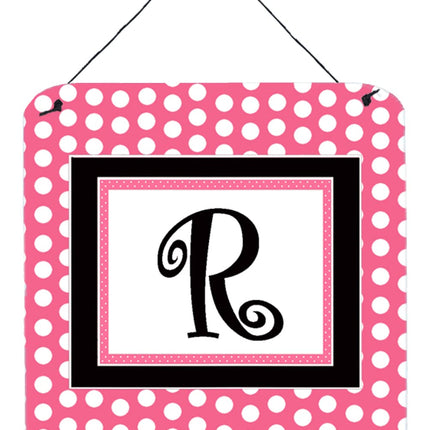 Caroline's Treasures Letter R Initial with Pink/Bl